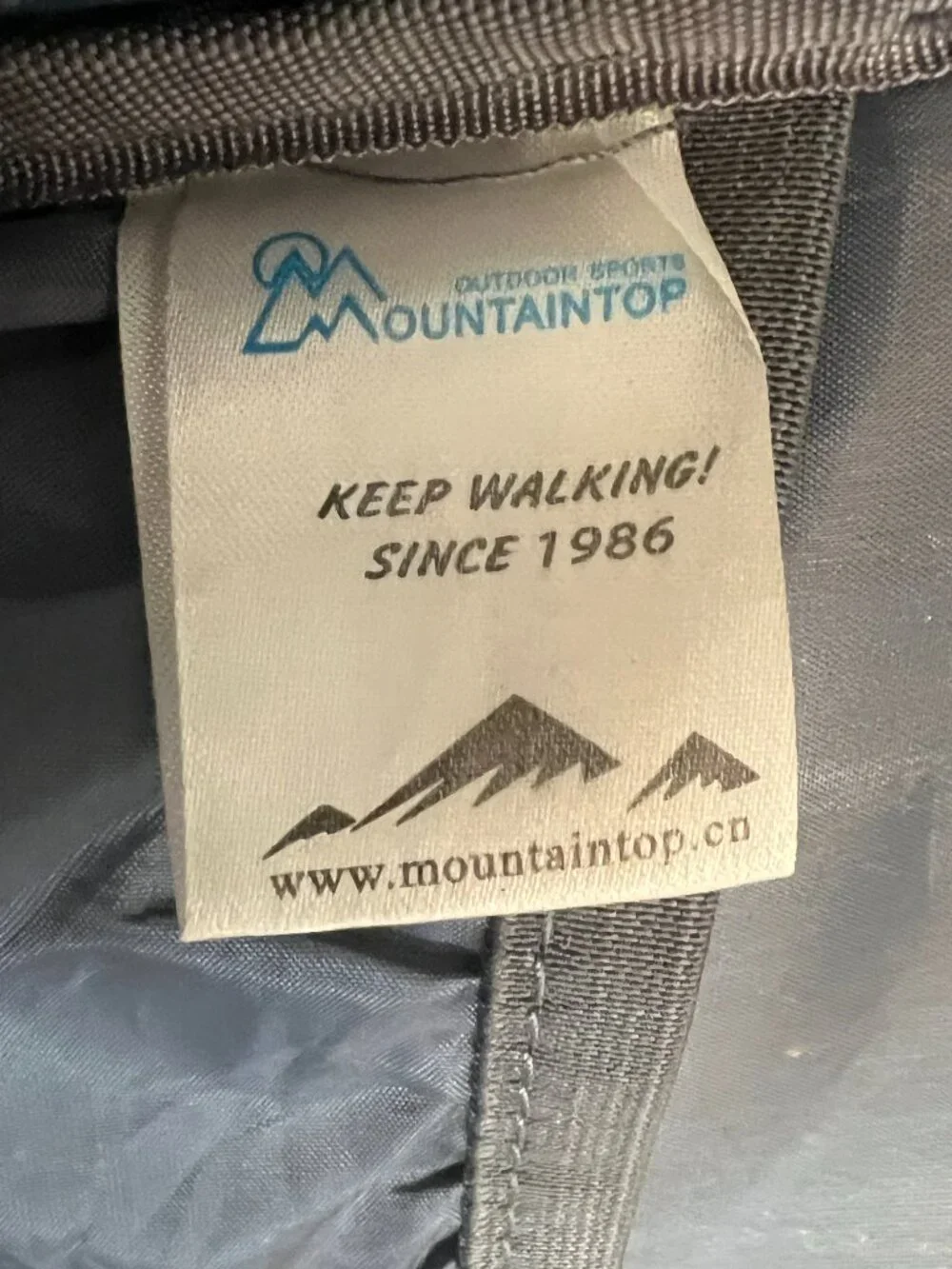 Mountaintop 40L Hiking Backpack Travel Camping Trekking Daypack Rain Cover Blue